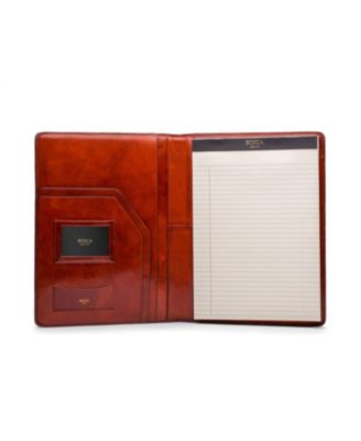 Men's Old Leather All Leather Pad Cover 8.5 X 11