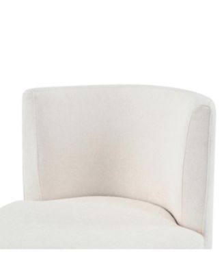 Streamdale Modern Swivel Upholstered Side Chair in Beige