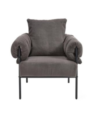 Streamdale Modern decorative chair with gold legs for living room, dressing area, office.