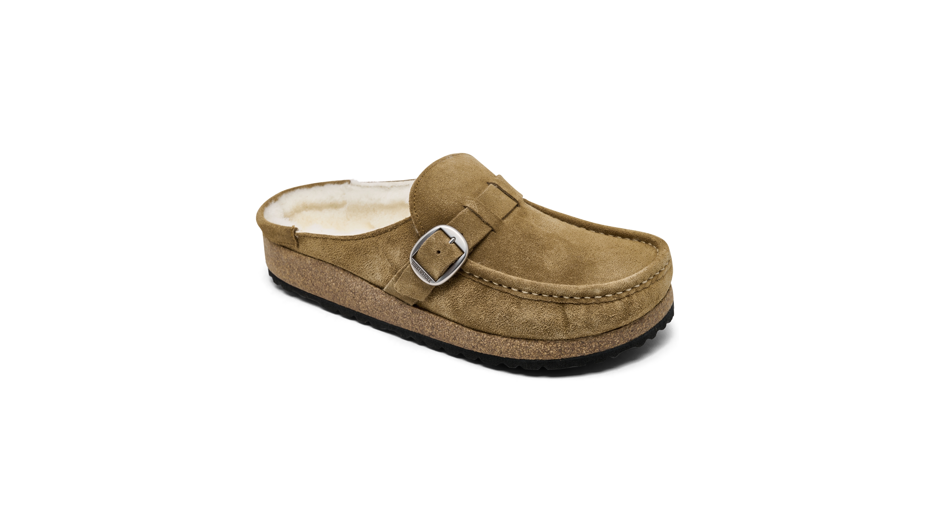 Birkenstock Women's Buckley Shearling Suede Leather Clogs from Finish Line