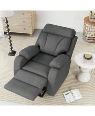 Power Lift Recliner for Elderly, Small Spaces, Remote Control, Dark Gray