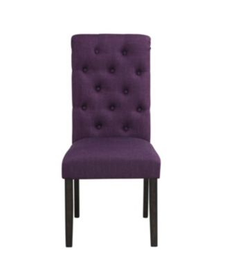 Streamdale Urban Style Wood Dark Wash Turned-Leg Dining Set: Table and 6 Chairs