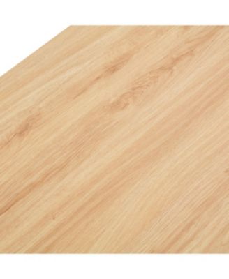 Streamdale Natural Wood Double Layered Coffee Table (MDF)