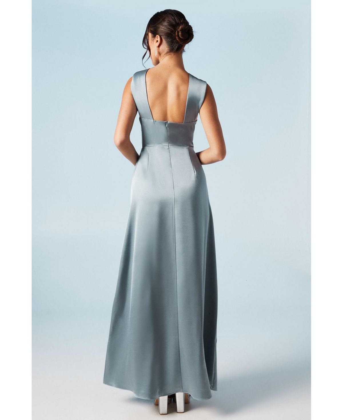 Coast Women's Twisted Halterneck Satin Maxi Dress