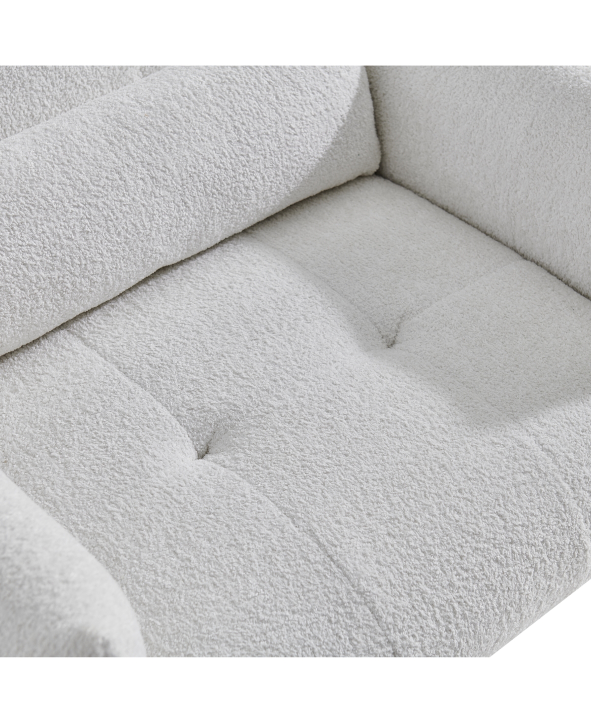 Streamdale Furniture Streamdale Modern Tufted Accent Chair with Velvet Upholstery and Lumbar Pillow