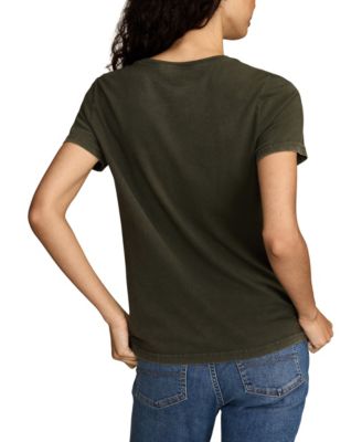 Women's Rolling Stones Heart Lip Crewneck T-Shirt