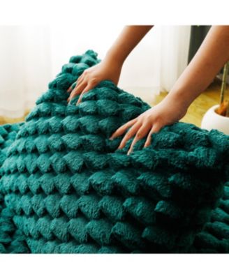 Green Turtle Velvet Double Chaise Lounge Sofa