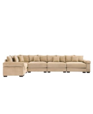 Oversized Cloud Modular Sectional Couch, Convertible, Deep Seat