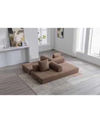 Streamdale Foldable & Compressible Sofa with Metal Frame for Small Spaces