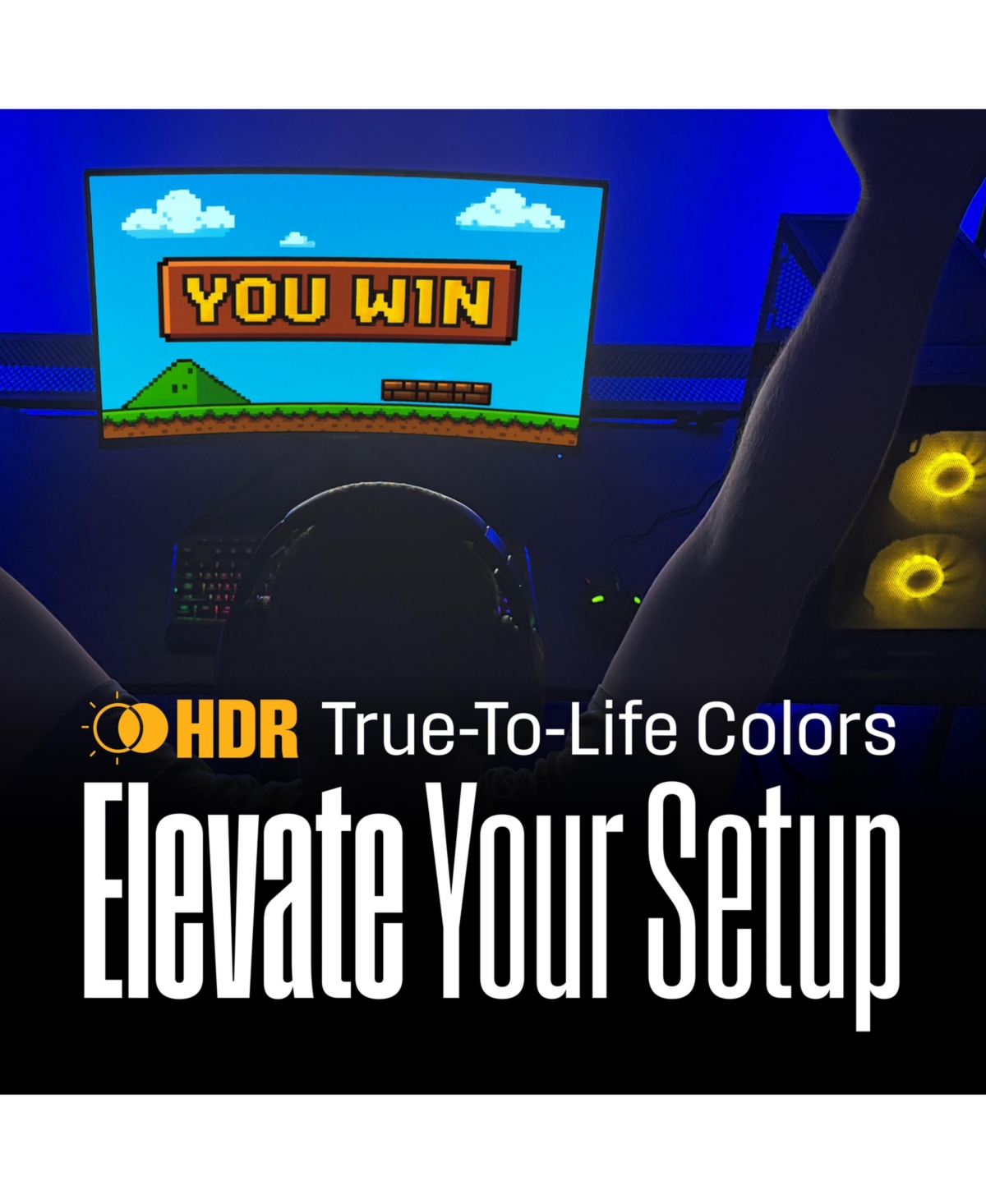 Westinghouse 32" Curved Full Hd Gaming Monitor, 165Hz, Amd FreeSync, Low Motion Blur, 1500R, 1080p, Dp & 2x Hdmi, Built-in Speakers