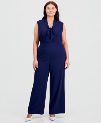 Plus Size High-Rise Wide-Leg Pull-On Pants