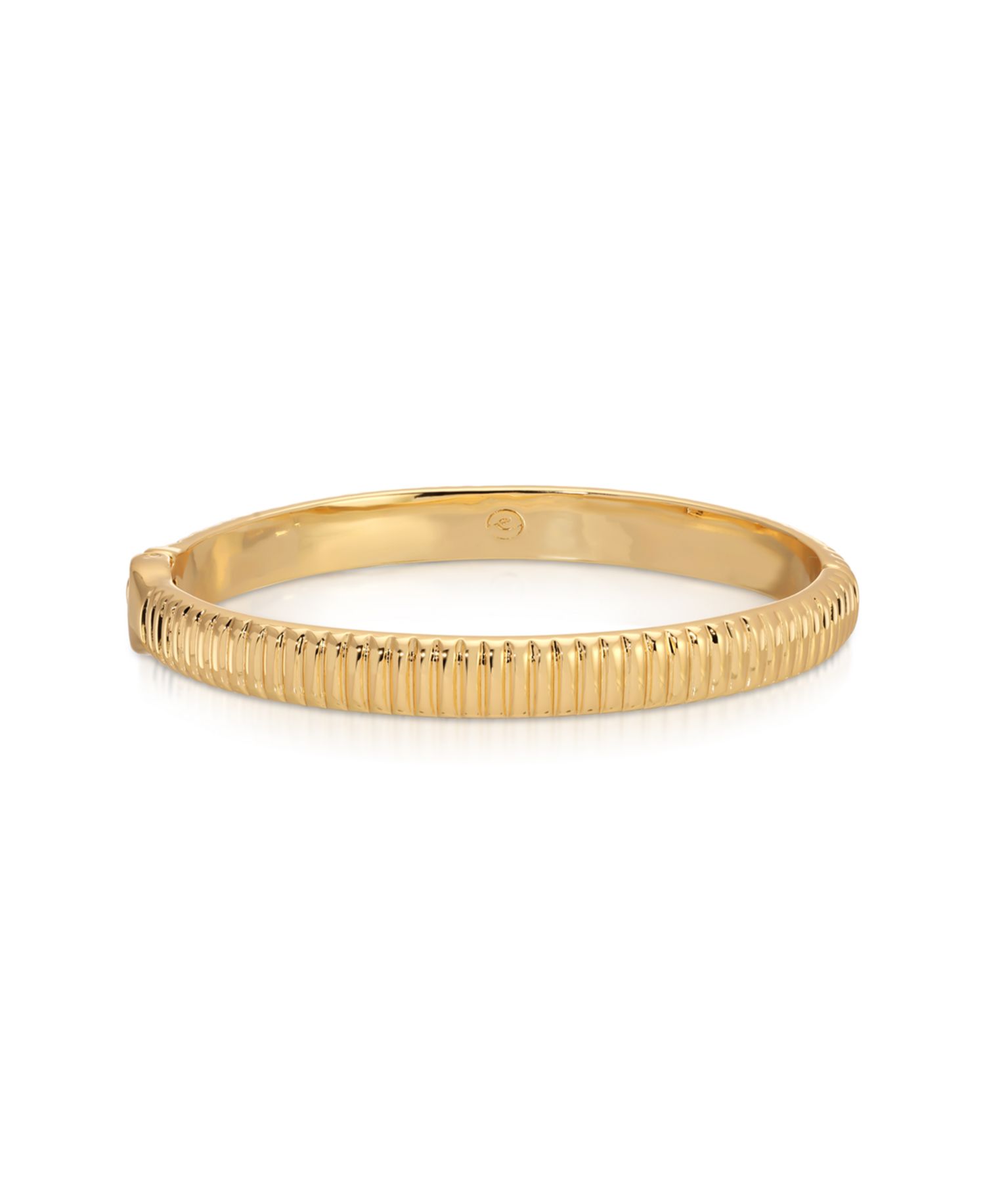 Ribbed Stacking Bangle Bracelet