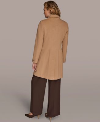 Women's Buttoned Notch Collared Coat