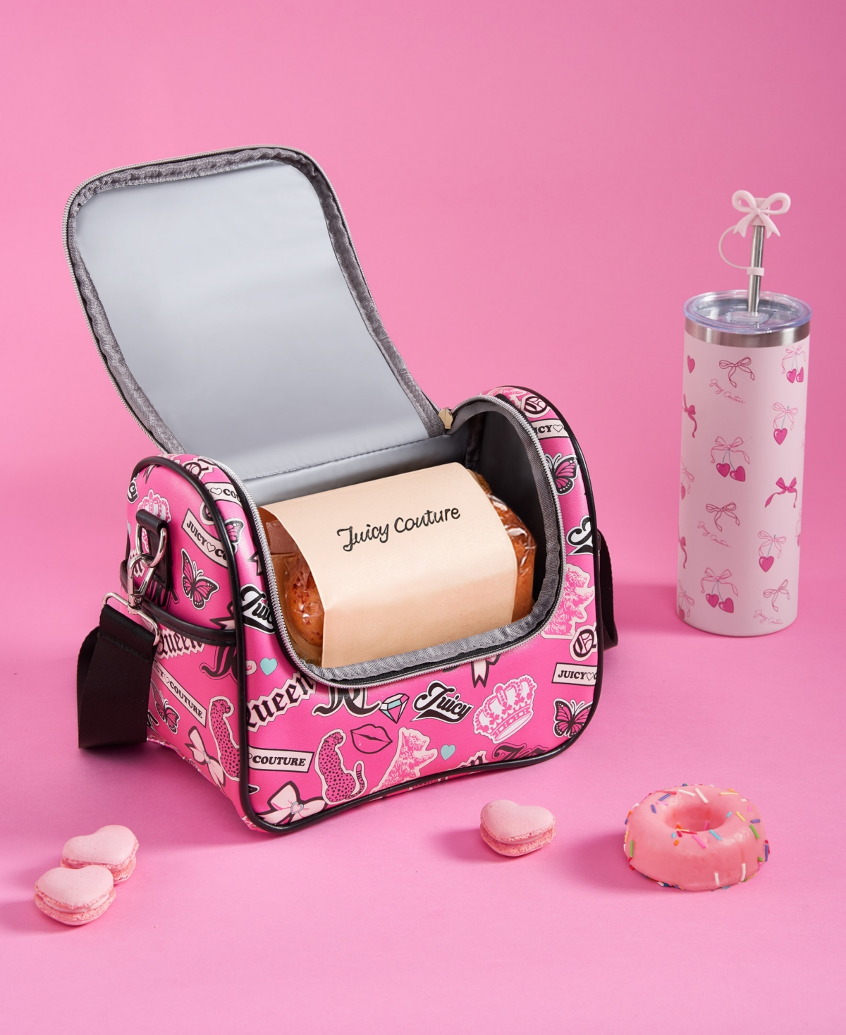 Juicy Couture Insulated 9.5" Lunch Cooler Tote Bag