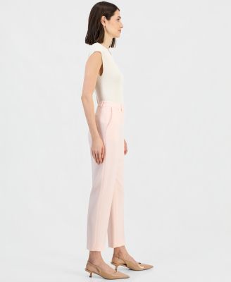 Women's Mid-Rise Straight-Leg Ankle Pants