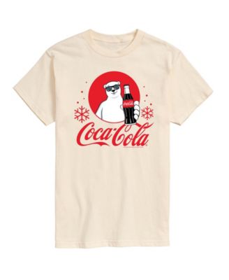Men's Coca-Cola Polar Bear Snowflakes Crewneck Graphic T-Shirt