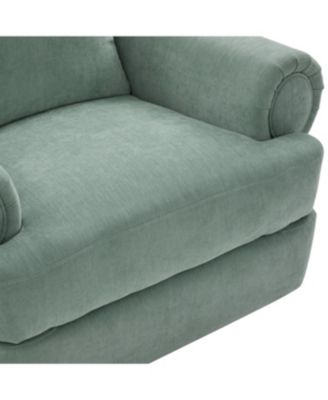 Streamdale Manual Recliner Sofa Swivel Rocker Chair with Adjustable Backrest, Sky Blue