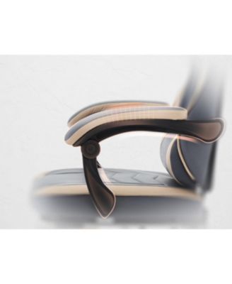 Gaming Chair with Footrest and Massage Lumbar Support