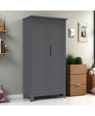  73&amp;#x22; Tall Metal Tool Storage Cabinet with Ample Storage for Garage, Warehouse, Garden, Office, Bath