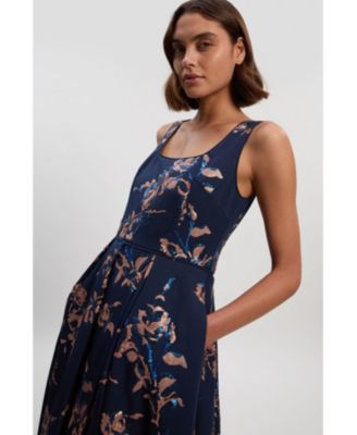 Women's Satin Sequin Prom Dress