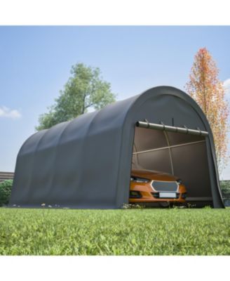 Anti-Snow 10x20 FT Carport, Commercial Grade Heavy Duty Portable Garage Canopy