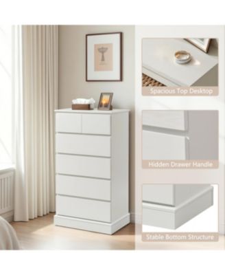 6-Drawer Dresser for Bedroom, Modern Chest of Drawers