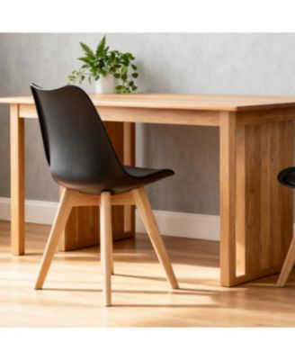 Set of 4 Dining Chairs, Medieval Modern Style