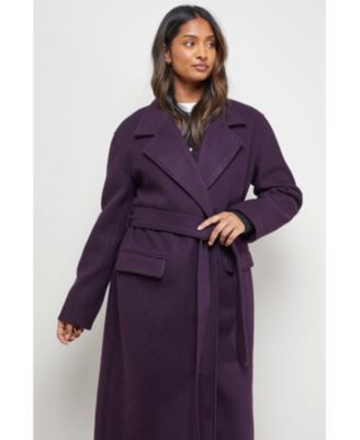 Women's Tie Belt Detail Midi Coat