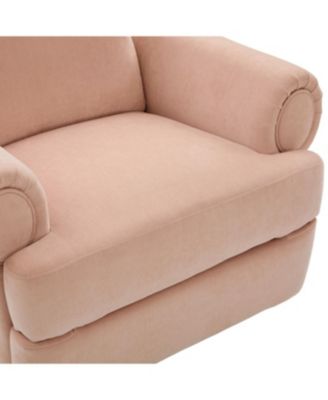 Streamdale Manual Recliner Sofa Swivel Rocker Chair with Adjustable Backrest, Sky Blue