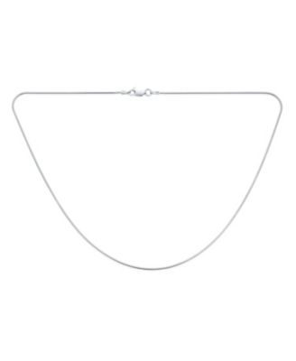 Set of 2 2MM Flexible Strong Snake Chain Necklace Sterling Silver 20 & 24 Inch