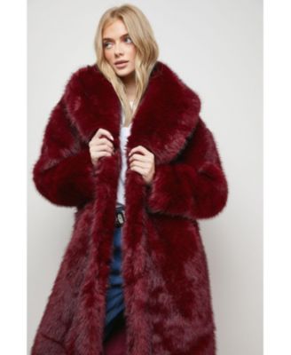 Women's Mongolian Faux Fur Short Coat