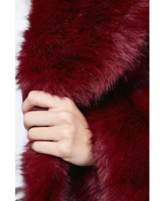 Women's Mongolian Faux Fur Short Coat