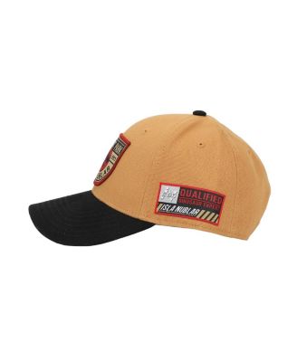 Men's Logo Woven Patch Tan Canvas B2 Ball Cap