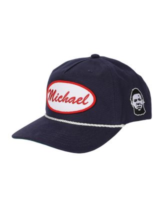 Men's John Carpenter s Michael Name Patch Navy Retro Grandpa Snapback Hat