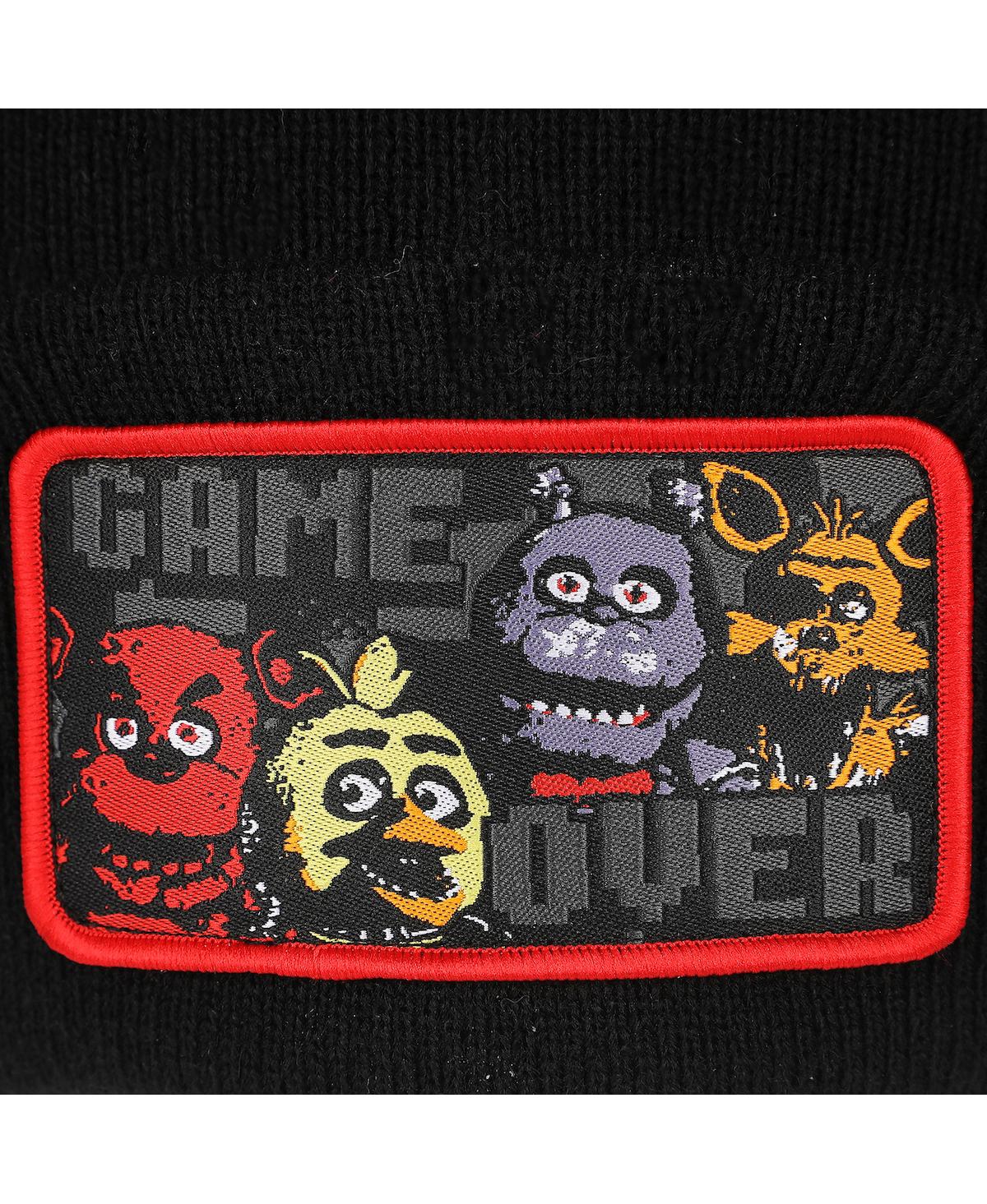 Five Nights at Freddy's Men's Game Over Black Knit Cap
