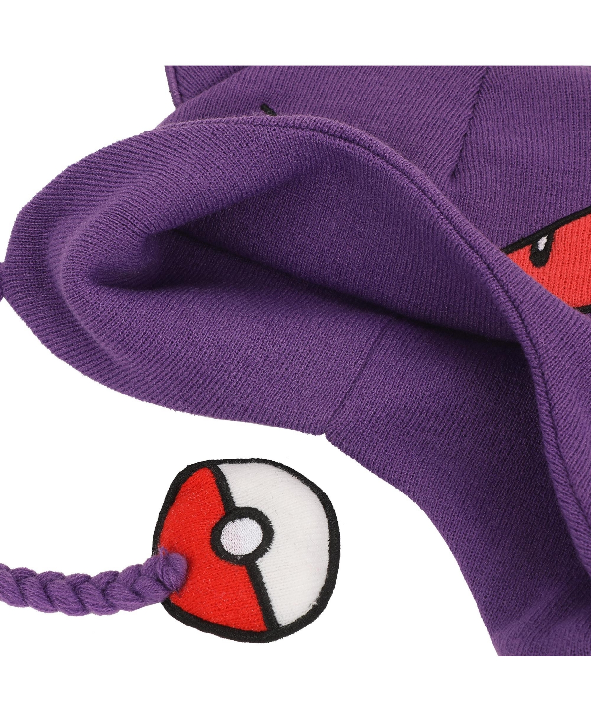 Pokemon Men's Gengar Purple Laplander Knit Cap
