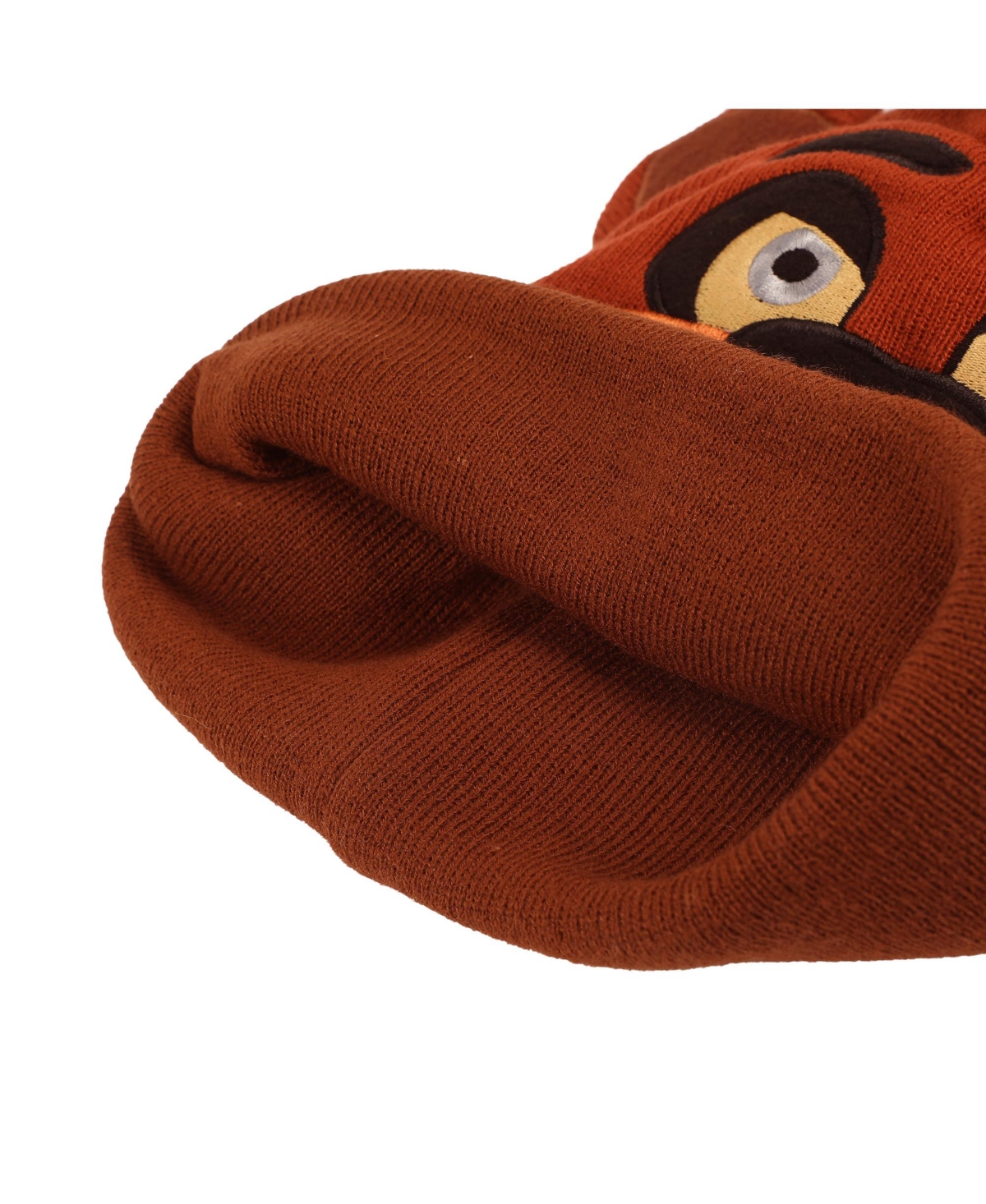 Five Nights at Freddy's Men's Peekaboo Hands Brown Knit Beanie