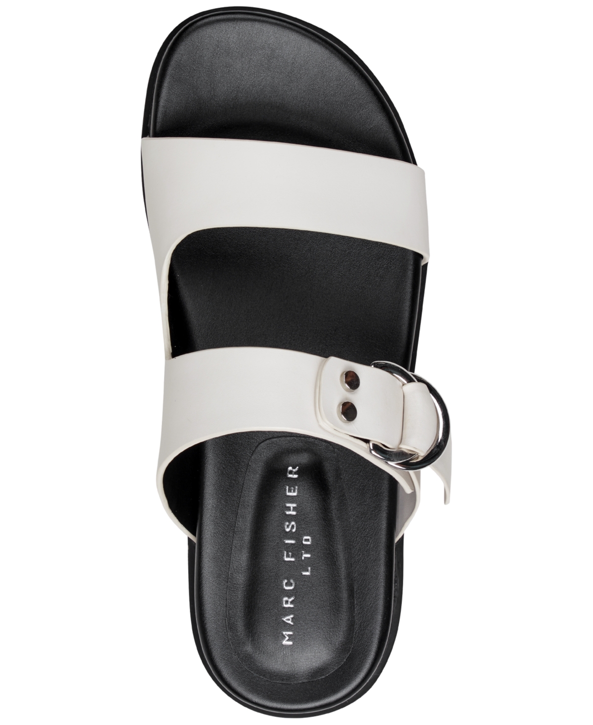 Marc Fisher Ltd Gia Slide Sandal In White