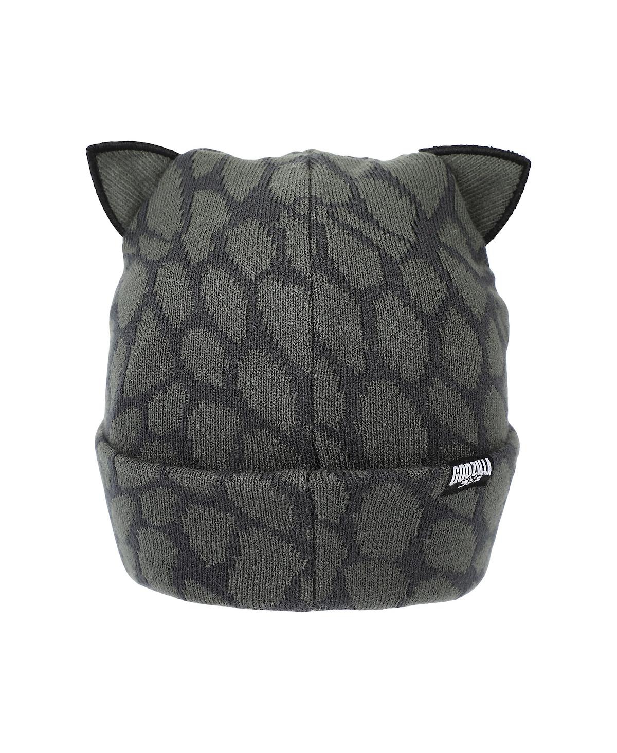 Godzilla Men's Peekaboo Claws Gray Cuff Beanie