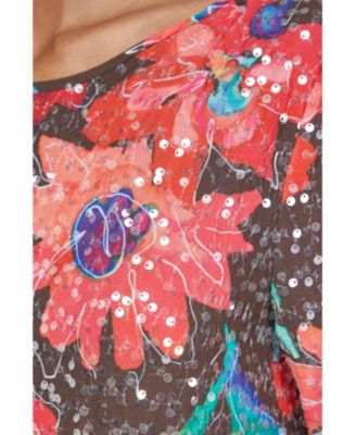 Women's Sequin Column Midi Dress