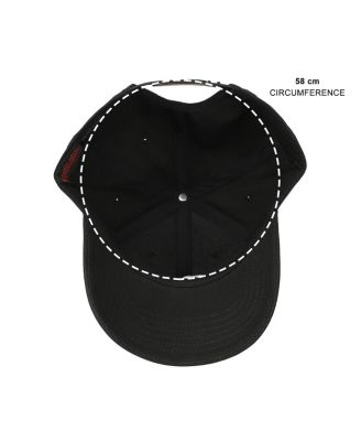 Men's Embroidered Logo Black Traditional Adjustable Hat