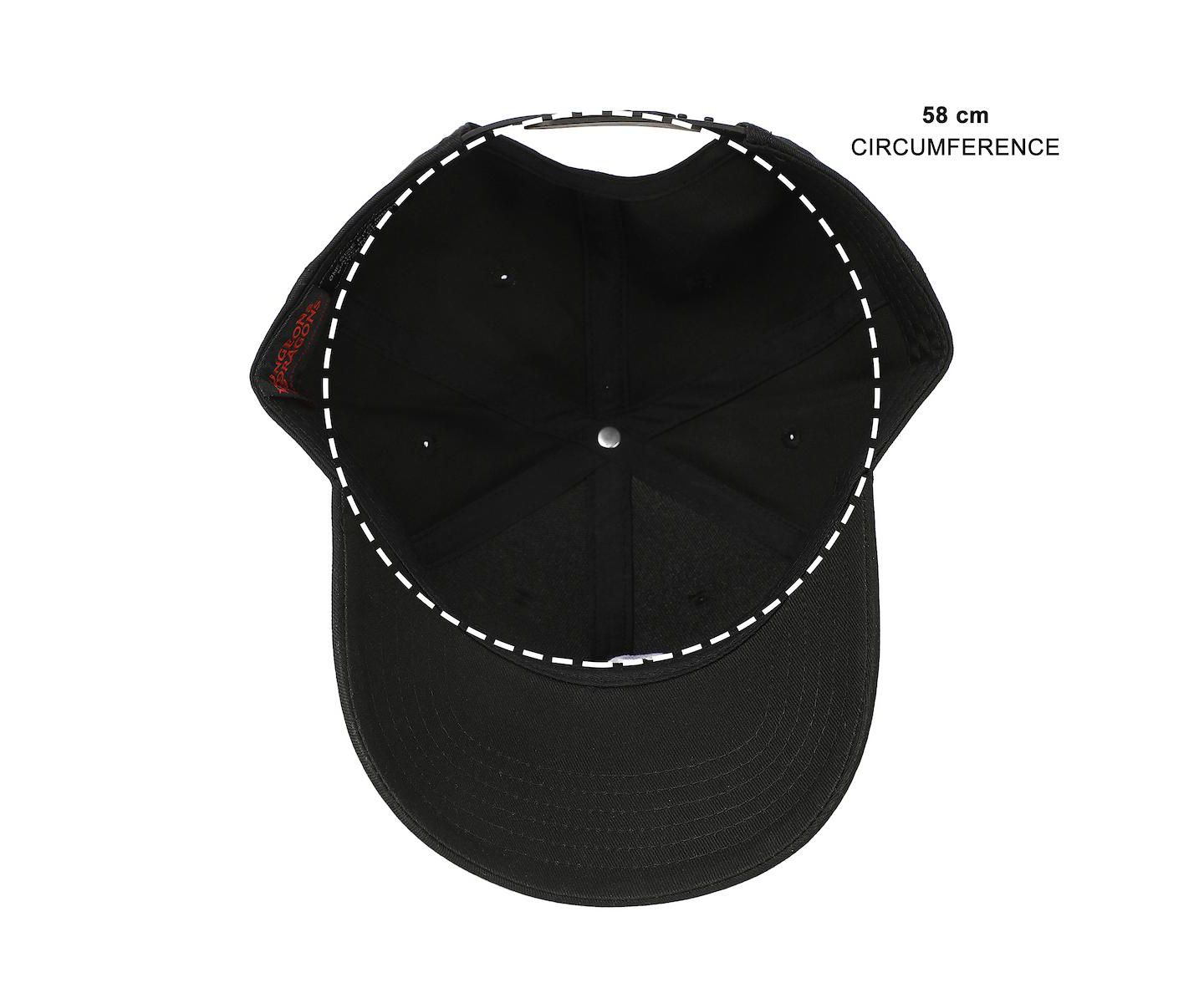 Мужская кепка Dungeons & Dragons Embroidered Logo Black Traditional Adjustable Hat, цвет: Чёрный — фото 8