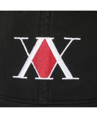 Men's Embroidered Logo Black Unstructured Baseball Cap.