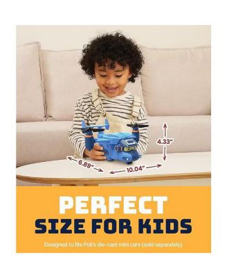 Carey Carrier Transport Plane Toy – Sound & Light Airplane with Storage for up to 2 Die-Cast Cars | Fun Gift for Kids Ages 3+
