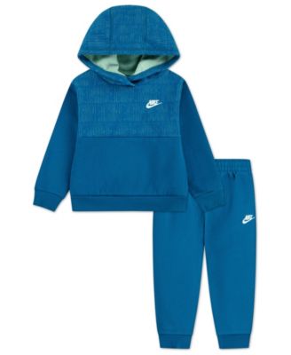 Nike - Toddler Boys' 2T-4T Quilted Hoodie and Pants, 2-Piece Set