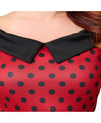 Plus Size Off the Shoulder Swing Dress