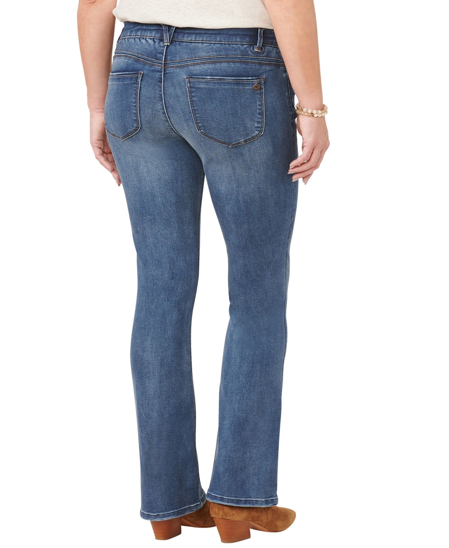 Women's "Ab"Solution 32/18" High Rise Itty Bitty Bootcut Jeans