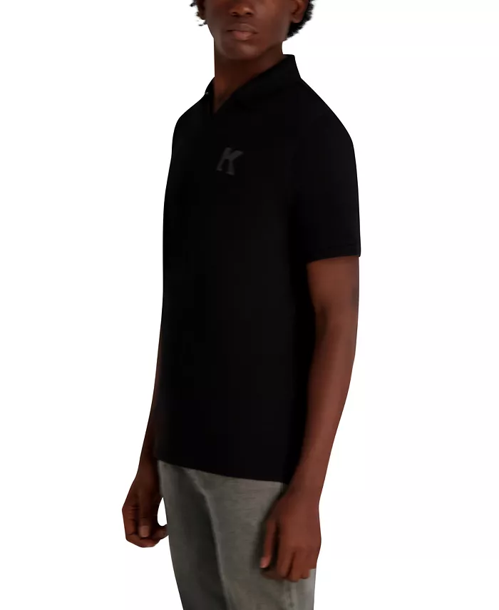 Men's Embroidered K Polo Shirt - thumbnail 3