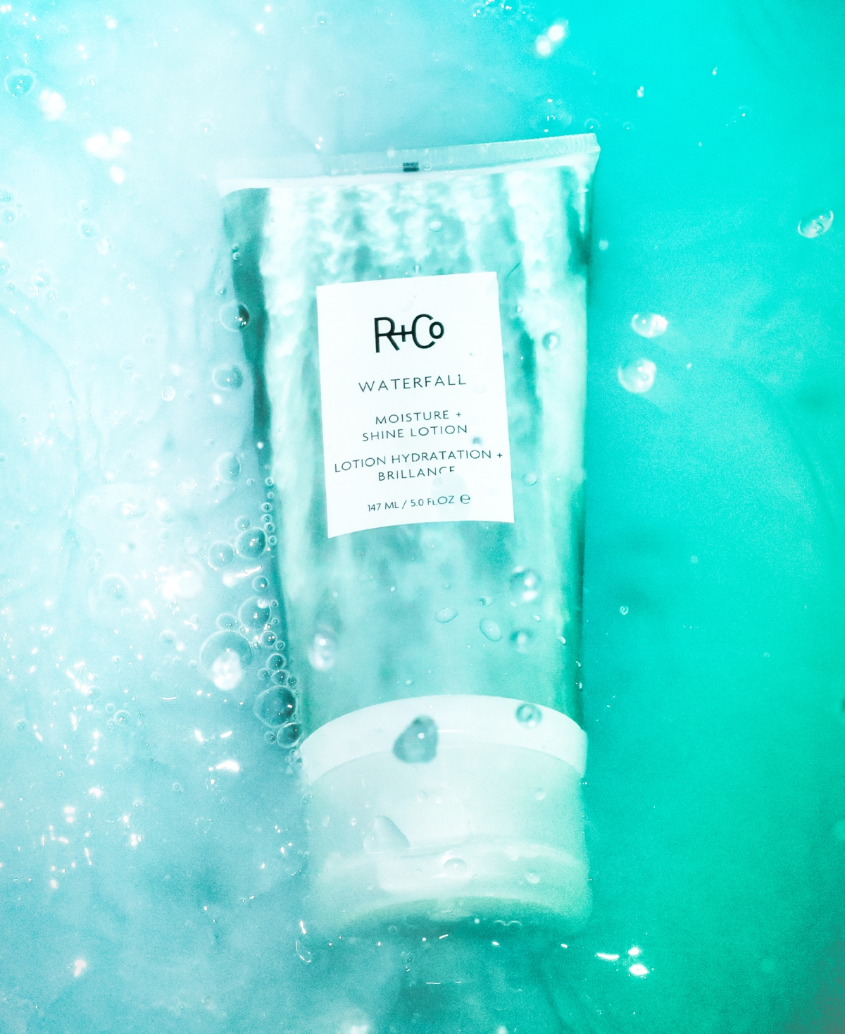R+Co Waterfall Moisture and Shine Hair Lotion, 5 oz.