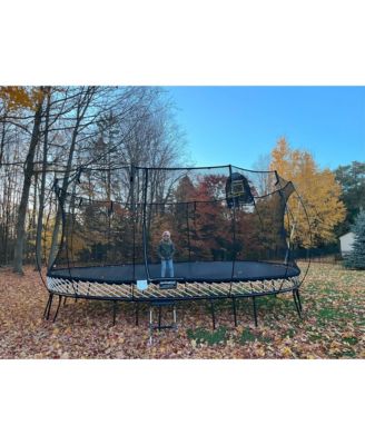 12'x19' Jumbo Oval Trampoline with 22'x29' Space Required